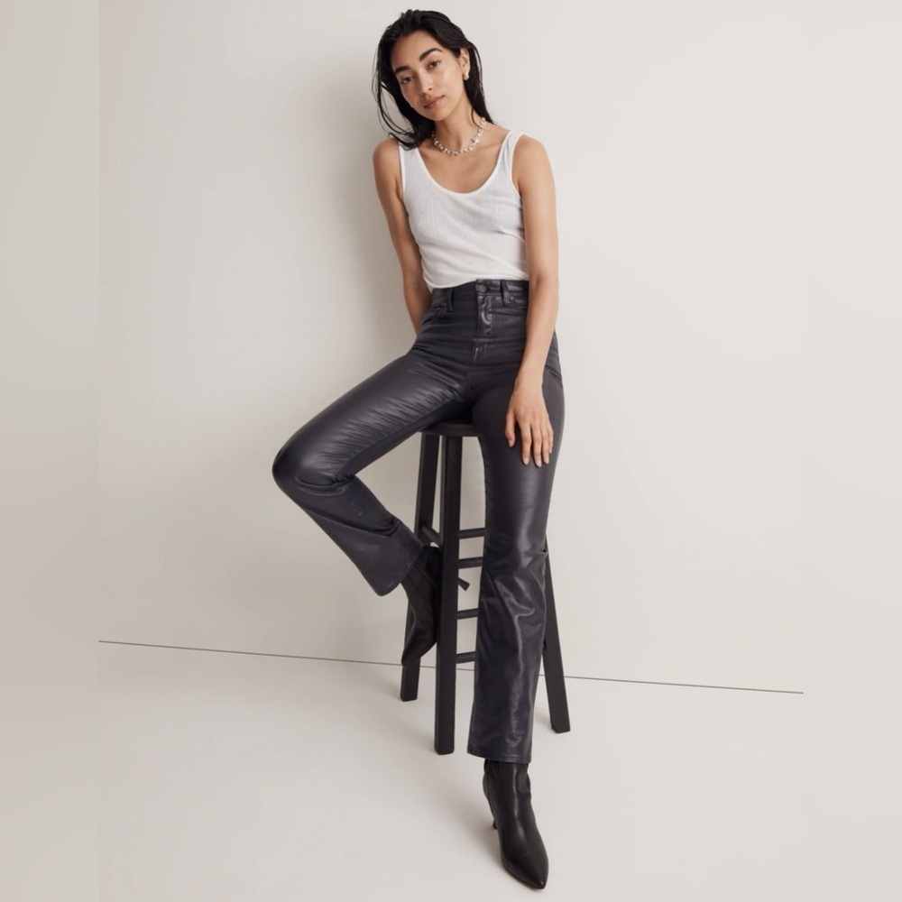 Madewell “90’s Straight” Coated Jeans New With Tags